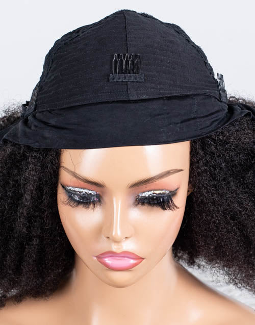 Clearance - Headband Wig  Malaysian Hair - 16" Curly Size 1 - MHY-681