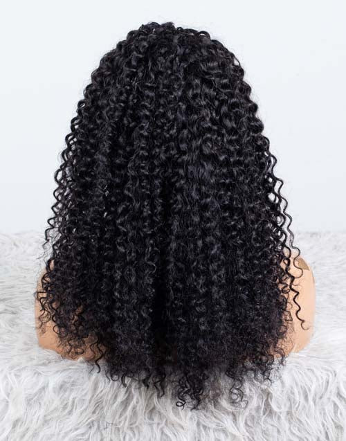 Clearance - Headband Wig  Indian Hair - 18" Curly Size 1- MHY-683