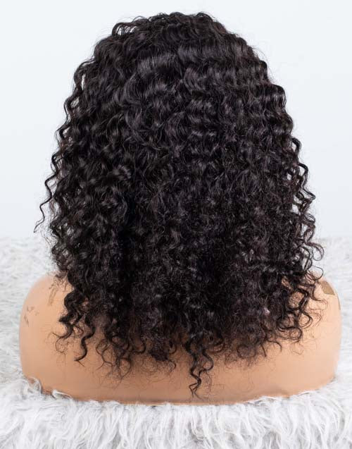 Clearance - Headband Wig  Indian Hair - 14" Curly Size 1- MHY-678