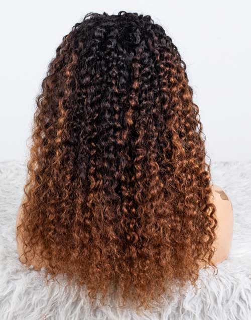 Clearance - Headband Wig  Indian Hair - 18" Curly  Average  Size- MHY-669