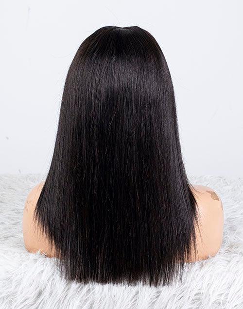 Clearance -4x4" Closure Wig Indian Hair - 14" Silky Size 2 - MTY-2731