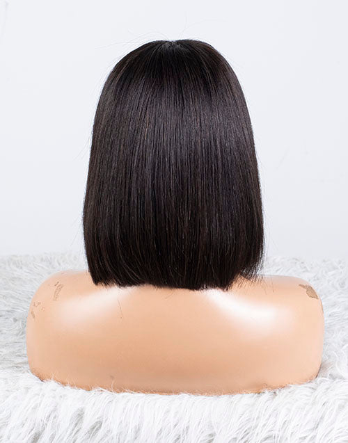 Clearance - 5x5 Glueless Closure Wig Malaysian Hair - 10" Silky Size 1 - MTY-2831