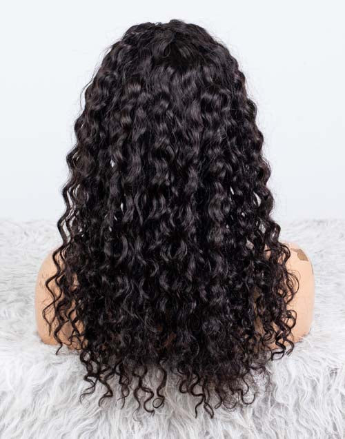 Clearance - Headband Wig  Indian Hair - 20" Curly Size 1- MHY-603