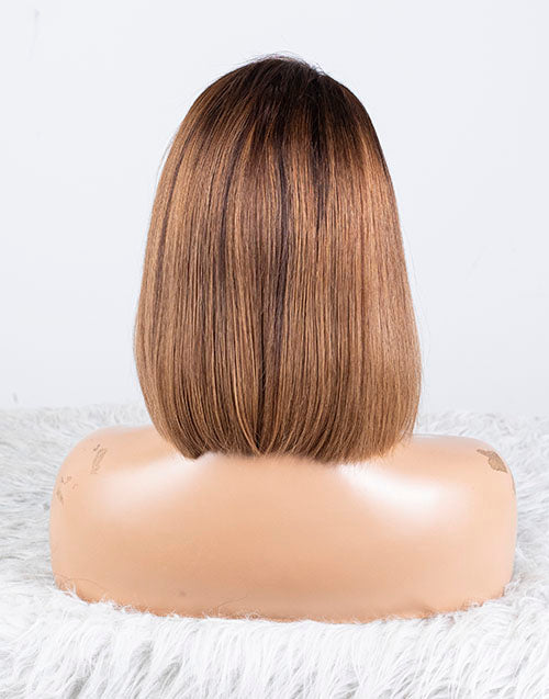 Clearance - 13x4"lace front wig Indian Hair - 12" Silky Size 1 - MTY-2613