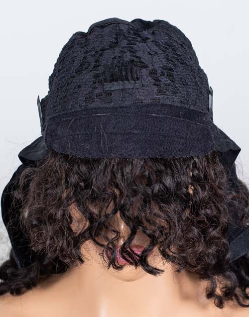 Clearance - Headband Wig  Indian Hair - 20" Curly Size 1- MHY-603
