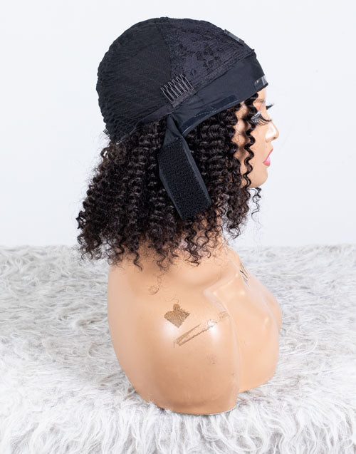 Clearance - Headband Wig  Indian Hair - 14" Curly Size 1- MHY-605