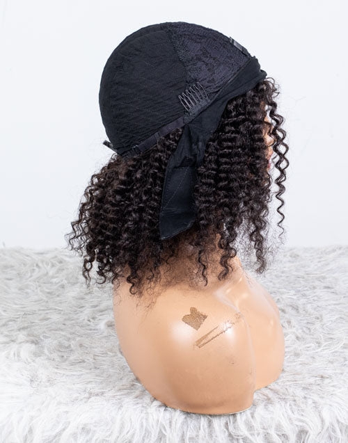 Clearance - Headband Wig  Indian Hair - 14" Curly Size 1- MHY-639