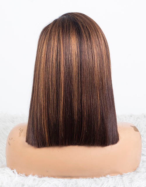 Clearance - 13x6" Indian Hair 160% Density - 14" Yaki Size 1 - MT-3781