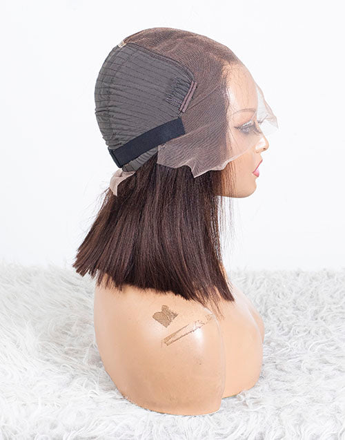 Clearance - 13x6" Indian Hair 160% Density - 14" Yaki Size 1 - MT-3781