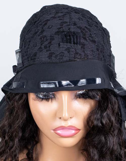Clearance - Headband Wig  Indian Hair - 14" Curly Size 1- MHY-601