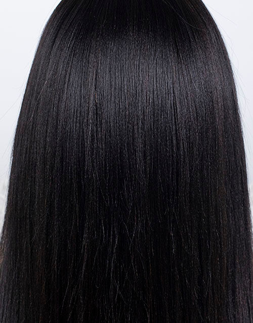Clearance - Headband Wig With Middle Part Indian Hair - 14" Yaki Size 1 - MCY-38