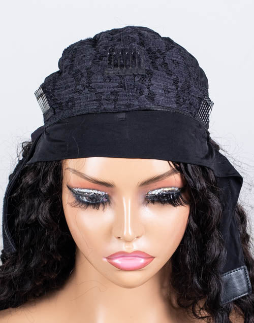 Clearance - Headband Wig  Indian Hair - 20" Curly Size 1- MHY-685