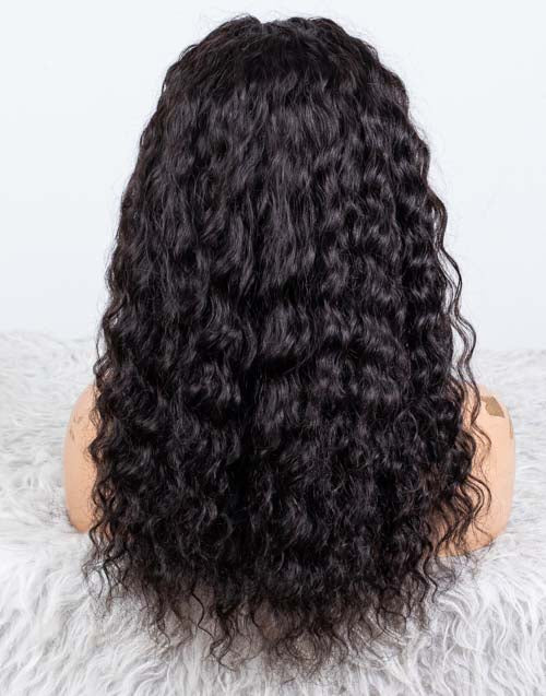 Clearance - Headband Wig  Indian Hair - 18" Curly Size 1- MHY-604