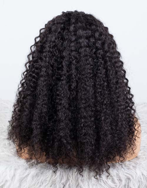 Clearance - Headband Wig  Indian Hair - 18" Curly Size 1- MHY-599