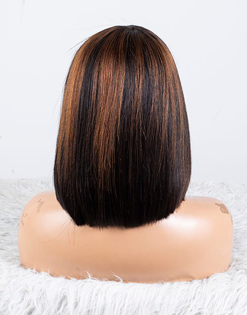 Clearance - 13x6"  Lace Front Wig Malaysian Hair - 10" Silky Size 2- MTY-2738