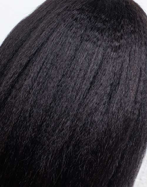 Clearance - 4x4" Closure Wig Indian Hair 160% Density - 14" Kinky Size Average - MTY-2120