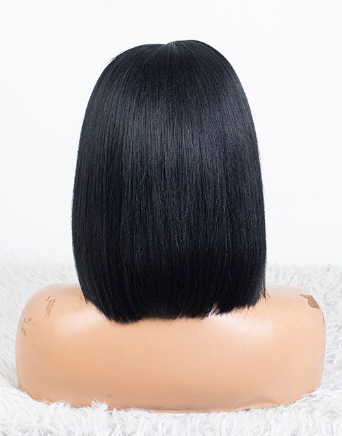 Clearance - 13x6" Indian Hair 160% Density - 10" Yaki Size 1 - MT-3791