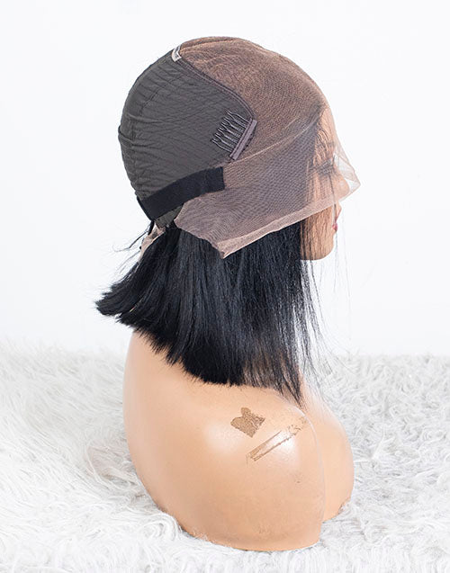 Clearance - 13x6" Indian Hair 160% Density - 10" Yaki Size 1 - MT-3791