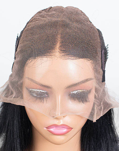 Clearance - 13x6" Indian Hair 160% Density - 10" Yaki Size 1 - MT-3791