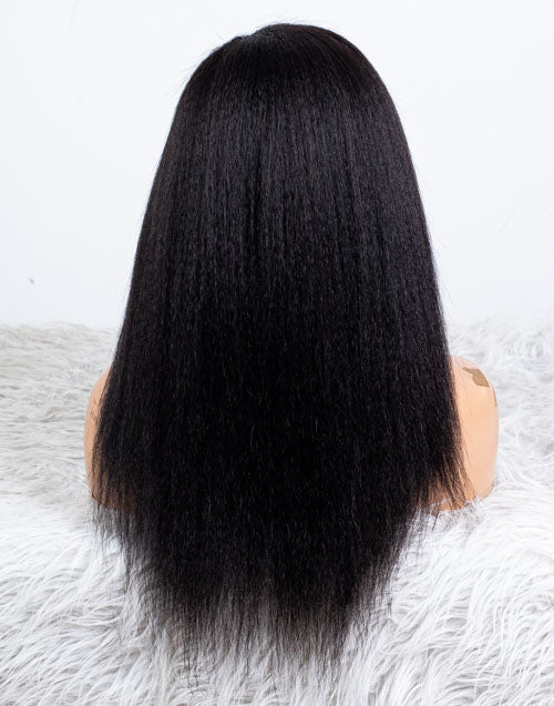 Clearance - 13x6" Indian Hair - 14 Inch Kinky Size 1 - MTY-3406