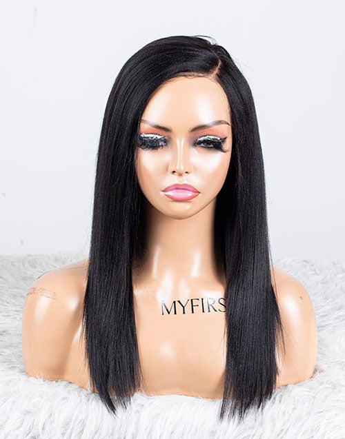 Clearance - 13x6 Lace Front Wig Indian Hair - 14" Yaki Size 1 - MTY-2648