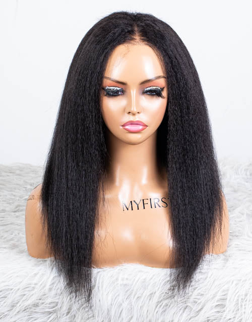 Clearance - 13x6" Indian Hair - 14 Inch Kinky Size 1 - MTY-3384