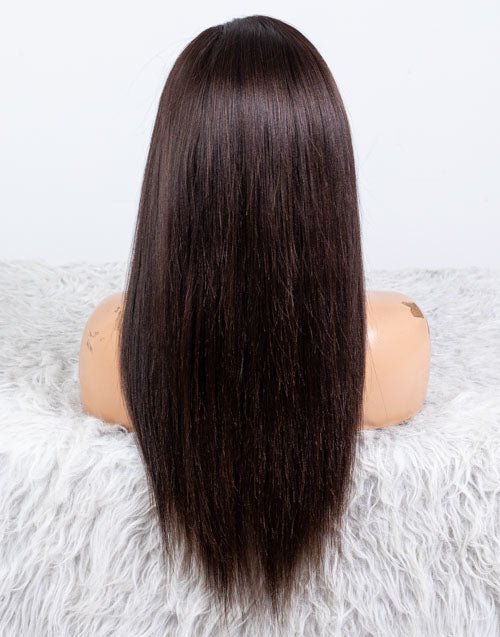 Clearance - Headband Wig  Indian Hair - 18" Yaki Average Size- MH-792