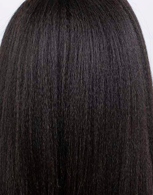 Clearance - 5x5 Glueless Closure Wig Malaysian Hair - 16" Kinky Straight Size 2 - MTY-2652