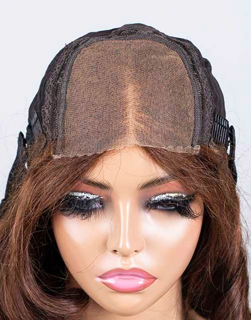 Clearance -4x4" Closure Wig Indian Hair - 18" Silky Size 1 - MTY-2688