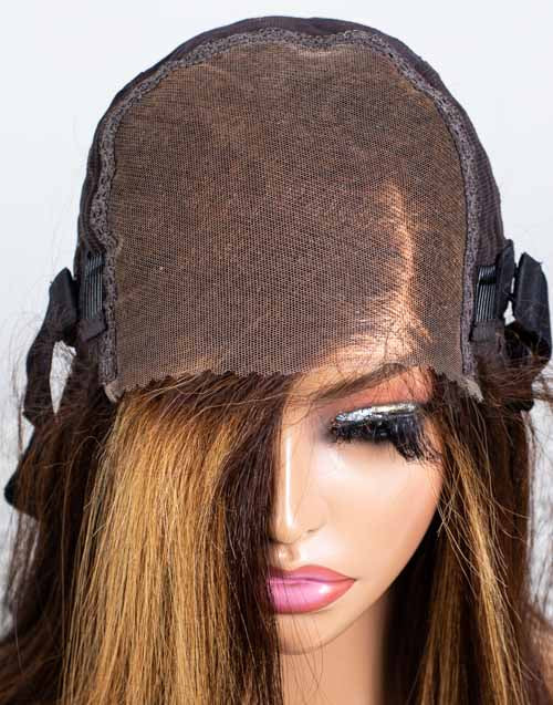 Clearance - 5x5" Closure Wig Indian Hair - 14" Silky Size Average - MTY-3383