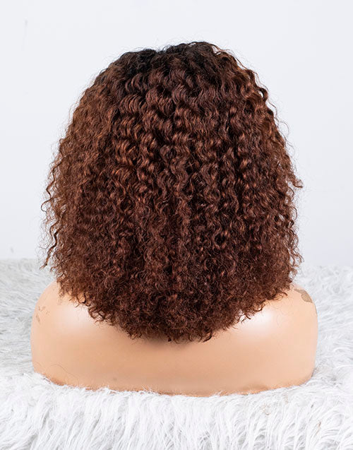 Clearance - 13x4 Lace Front Wig Malaysian Hair - 12" Curly Size 2 - MTY-2653