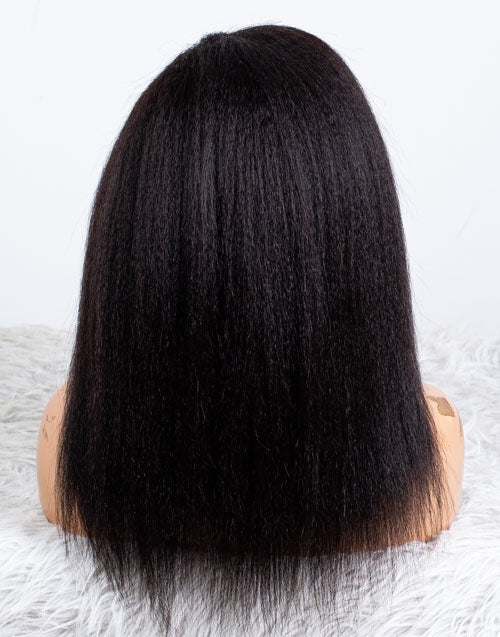 Clearance - 13x4" Indian Hair - 14 Inch Kinky Size 2 - MTY-3407