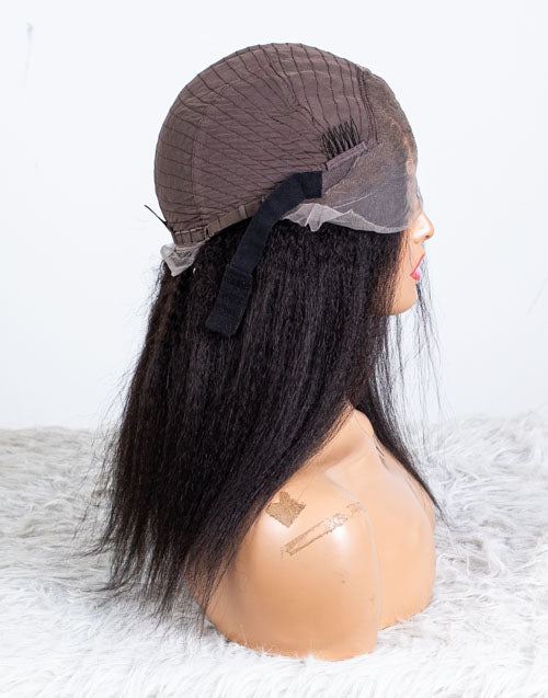Clearance - 13x4" Indian Hair - 14 Inch Kinky Size 2 - MTY-3407