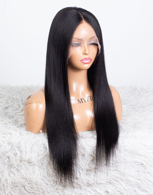 Clearance - 13x6" Indian Hair 160% Density - 18 Inch Yaki Size 2 - MT-3669