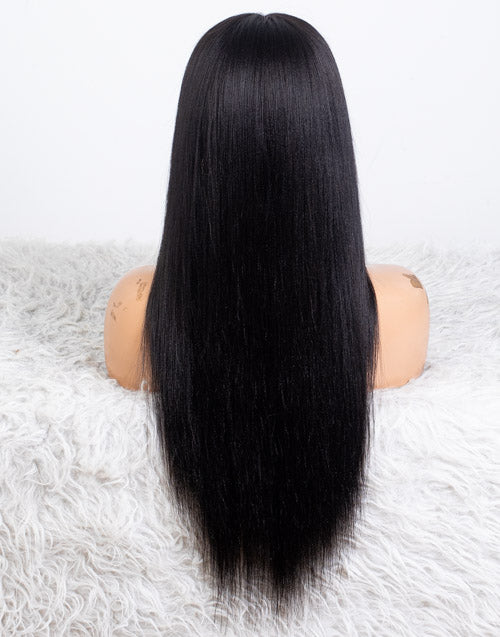 Clearance - 13x6" Indian Hair 160% Density - 18 Inch Yaki Size 2 - MT-3669