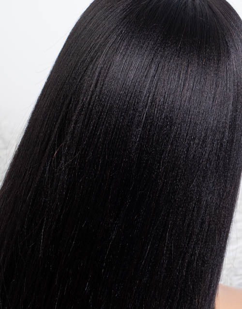 Clearance - 13x6" Indian Hair 160% Density - 18 Inch Yaki Size 2 - MT-3669