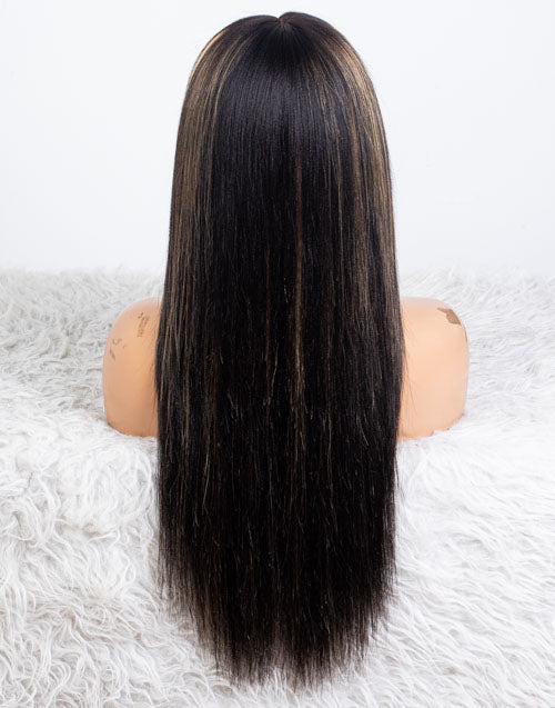 Clearance - 13x6" Indian Hair 160% Density - 20 Inch Yaki Size 1 - MTY-4546