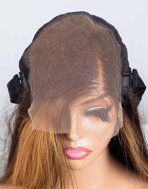 Clearance - 5x5" Closure Wig Indian Hair - 20" Silky Size Average - MTY-3356