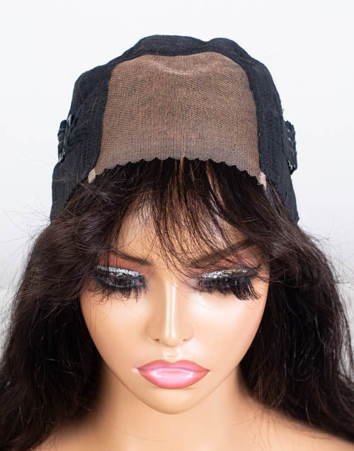 Clearance - 4x4" Closure Wig Indian Hair - 16" Silky Size 1 - MTY-4554