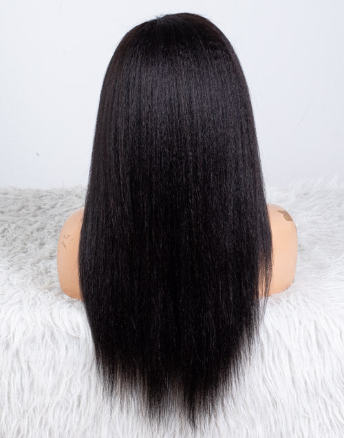 Clearance - 13x6" Lace Front Wig Indian Hair 160% Density - 16" Kinky Size 2 - MTY-3375