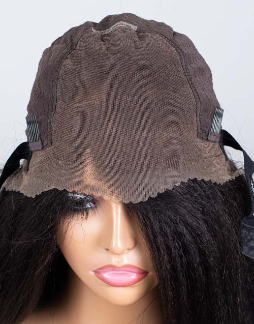 Clearance - 13x6" Lace Front Wig Indian Hair 160% Density - 16" Kinky Size 2 - MTY-3375