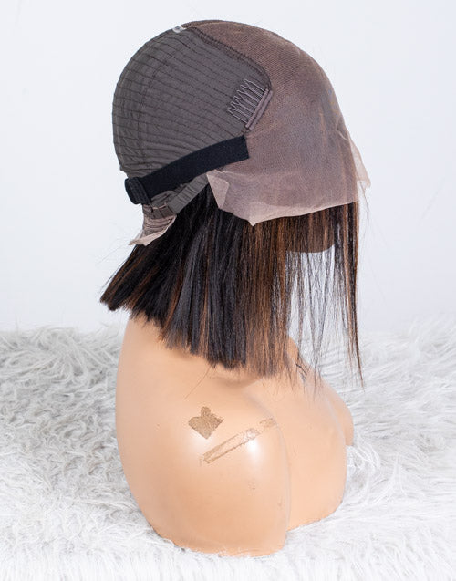 Clearance - 13x6" Lace Front Wig Indian Hair - 10" Yaki Size 2 - MTY-3359