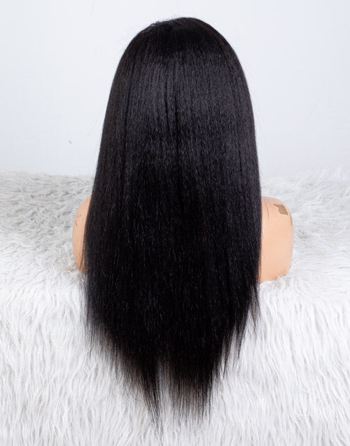 Clearance - 13x6" Lace Front Wig Indian Hair - 18" Kinky Size 2 - MTY-3358