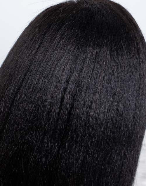 Clearance - 13x6" Lace Front Wig Indian Hair - 18" Kinky Size 2 - MTY-3358