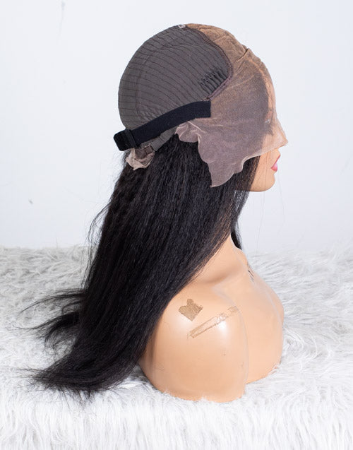 Clearance - 13x6" Lace Front Wig Indian Hair - 18" Kinky Size 2 - MTY-3358