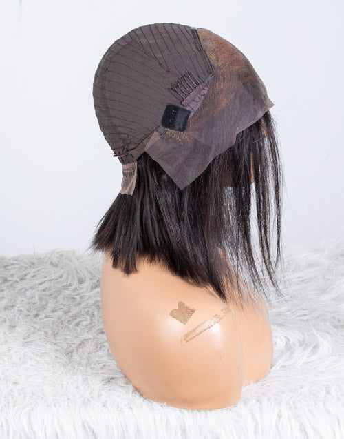 Clearance - 13x4" Lace Front Wig Indian Hair - 12" Silky Size 2 - MTY-3345