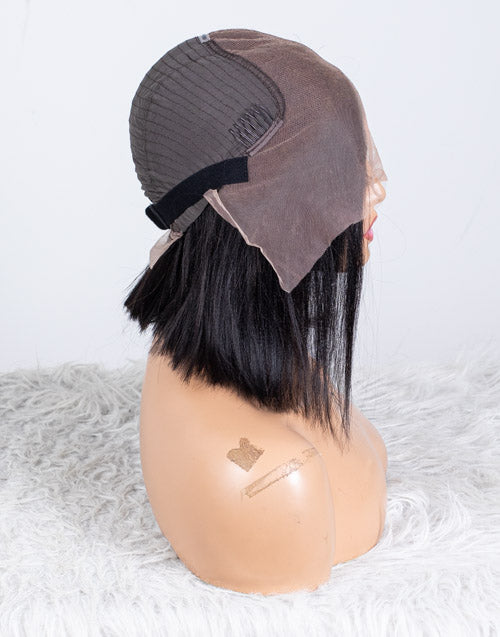 Clearance - 13x6" Lace Front Wig Indian Hair - 10" Yaki Size 1 - MTY-3355