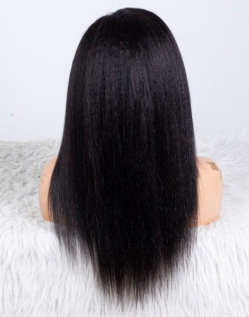 Clearance - 13x6" Lace Front Wig Indian Hair - 14" Kinky Size 2 - MTY-3360