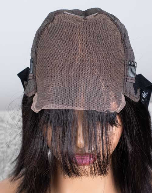 Clearance - 5x5" Closure Wig Indian Hair - 10" Silky Size Average - MTY-3362