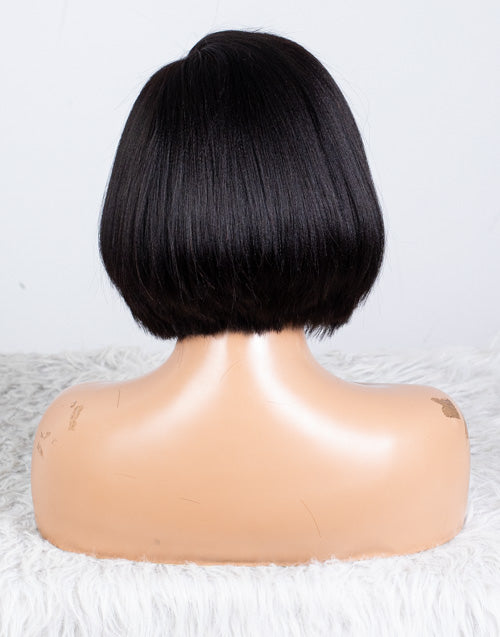 Clearance - 13x6" Lace Front Wig Indian Hair - 10" Yaki Size Average - MTY-3357